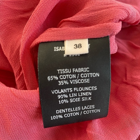 Isabel Marant Cassy Lace Inset Ruffle Dress - Picture 5 of 10